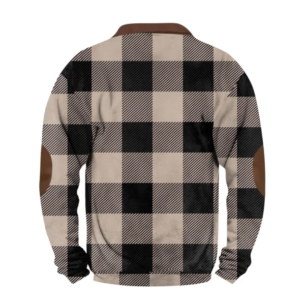 Men's Retro Casual Gradient Printed Sweatshirt - Image 9
