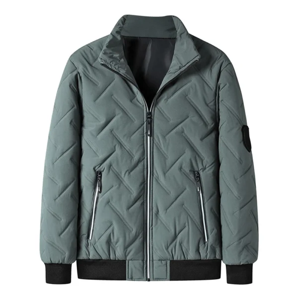 Men's Cotton-padded Fall And Winter Coat Warm And Thick Windproof Coat Stand-up - Image 20