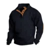 Spring And  Men's Standing Collar Sweatshirt Is Outdoor Casual Sweaters Tops - Image 16