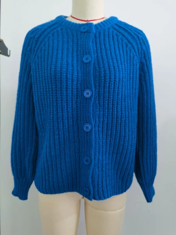 Women's casual crew-neck long-sleeved sweater - Image 31