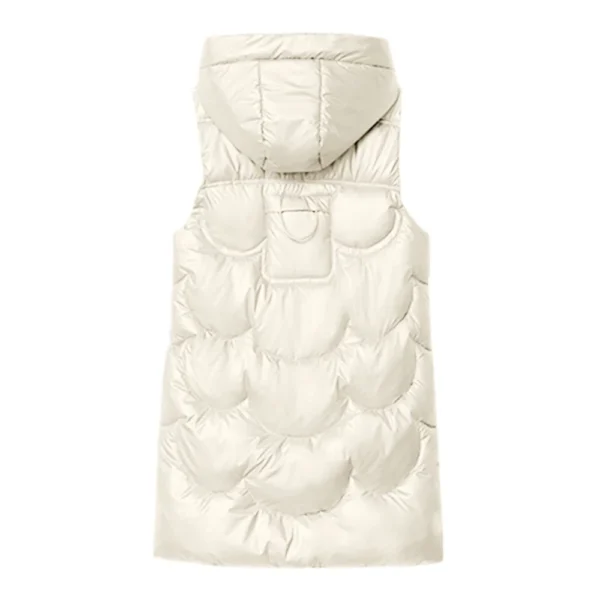 Women's Fashion  Winter Disposable Cotton Vest Mid-length Versatile Slim Fit - Image 10