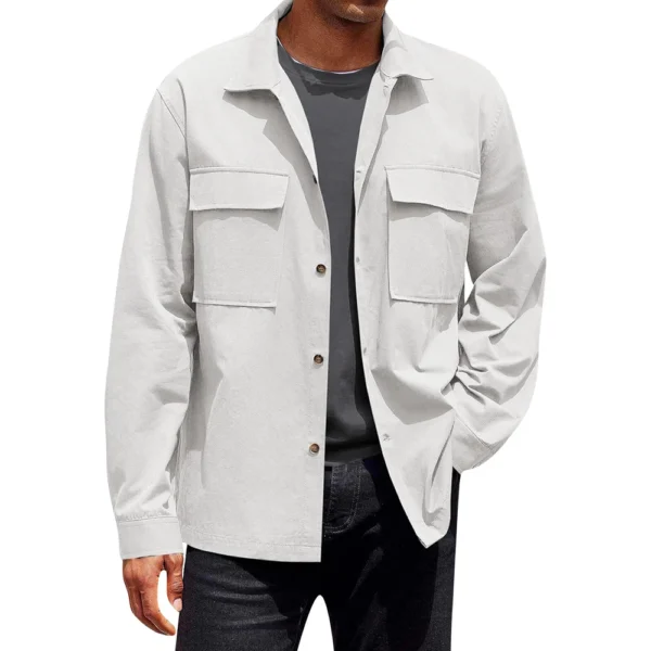 Men's Casual Camouflage Sports Sweatshirt Long Sleeve Zipper Hooded Jacket Coat - Image 4