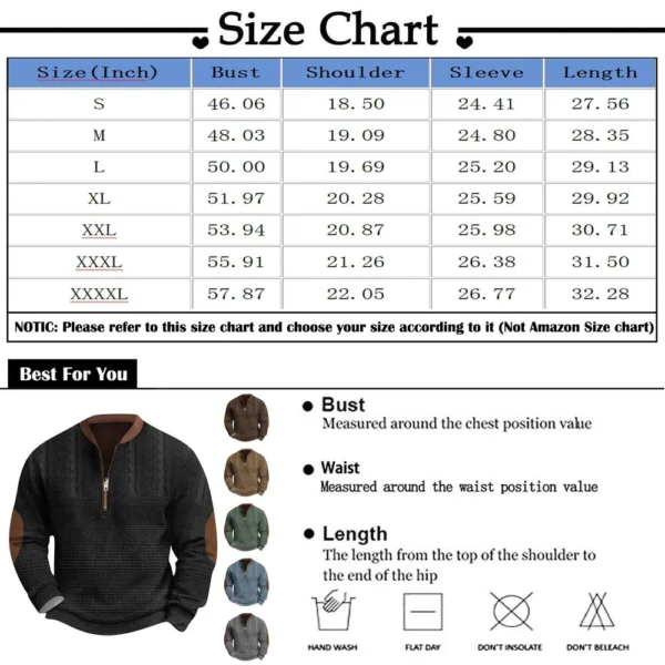 Men'S Retro Casual Sportswear With Open Zipper Sweatshirt Jacket - Image 27