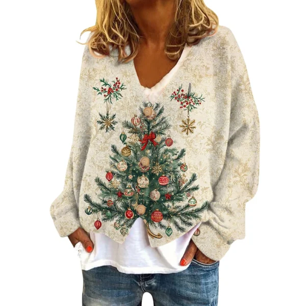 Women's Fashion Short Coat Casual Long Sleeve Printed Single Breasted Plush Top - Image 3
