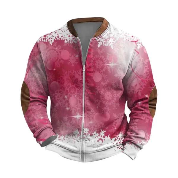 Men's Retro Casual Gradient Printed Sweatshirt - Image 17
