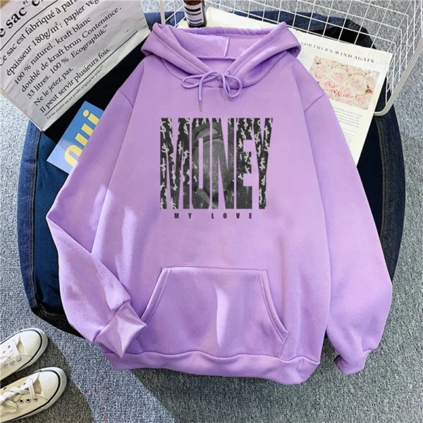 Womens Oversized Fleece Sweatshirts Long Sleeve Sweaters Pullover Fall Outfits - Image 34