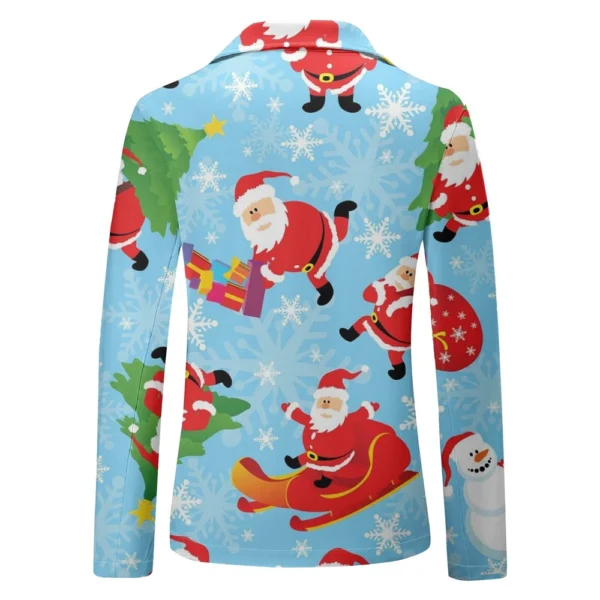 Unisex Winter Christmas Prints Suit Jackets Unisex Casual Fashion Button Jackets - Image 11