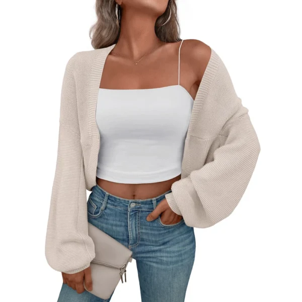 Women's Temperament Comfortable Loose Solid Color Sun Cardigan Long Sleeve - Image 4