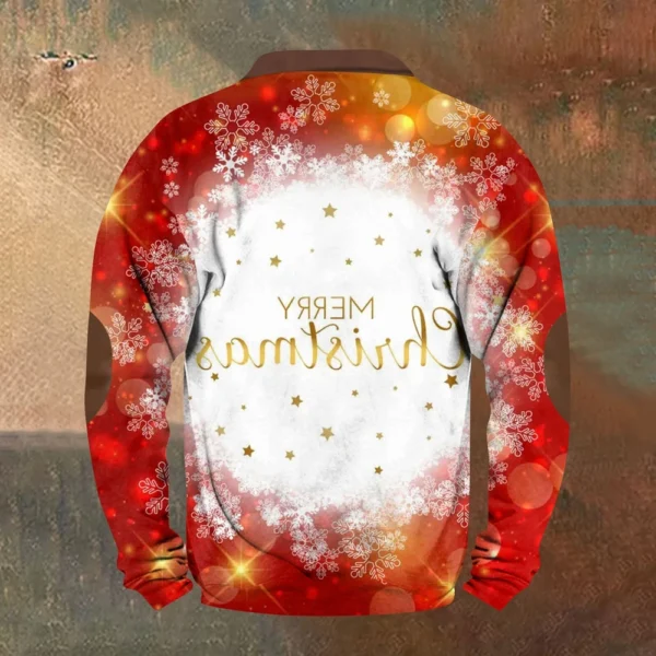 Men's Retro Casual Gradient Printed Sweatshirt - Image 11