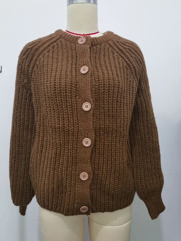 Women's casual crew-neck long-sleeved sweater - Image 16
