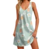 Women's Fashion Summer Loose Printed Dresses Sundresses Easter Casual Dress - Image 8