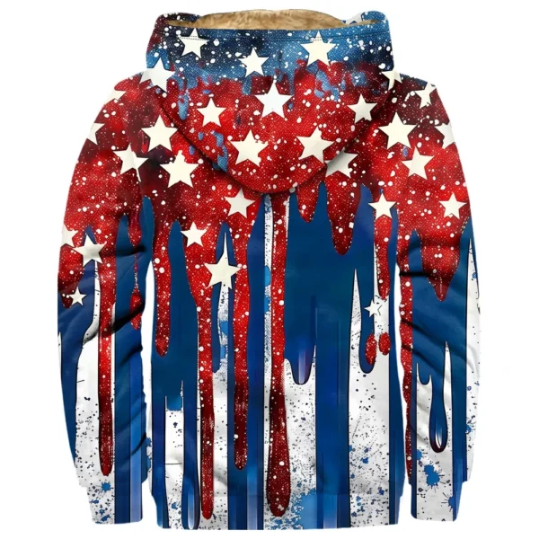 Men's Warm Zip Up Sweatshirt Fleece Thick Winter Hoodie Heavyweight Coats. - Image 10