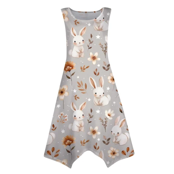 Women's Easter Sundresses Casual Printed Dresses Fashion Summer Loose Dress - Image 9