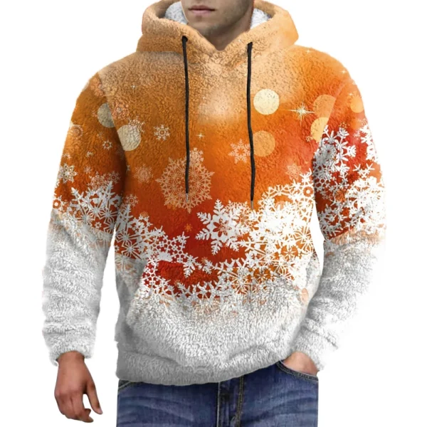Men's Standing Collar Sweatshirt Is Outdoor Casual Sweaters Tops - Image 20