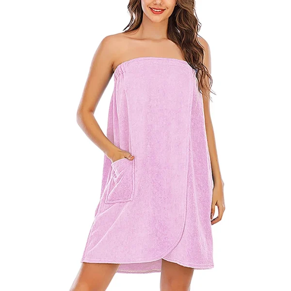 Women's Summer Homewear Bathrobe Absorbent Bath Towel Comfortable Women's - Image 23