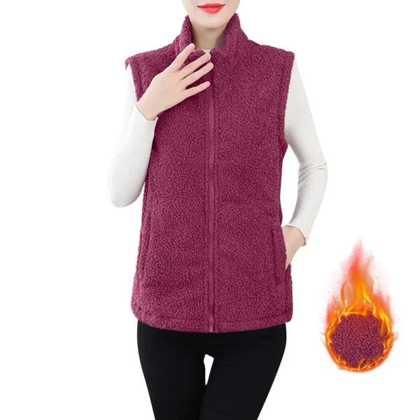 Women's Fall And Winter Temperament Lamb's Wool Thickened And Padded Warm Plus - Image 7