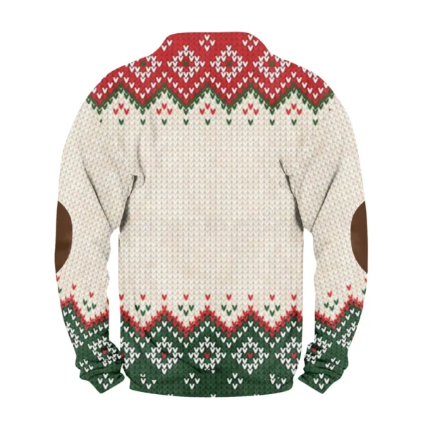 Men's Buttoned Sweatshirt With European And American Autumn/winter Printed Long - Image 11