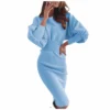 Sexy Women's Knit Sweater Long Sleeve Package Hips Party  Dress - Image 17