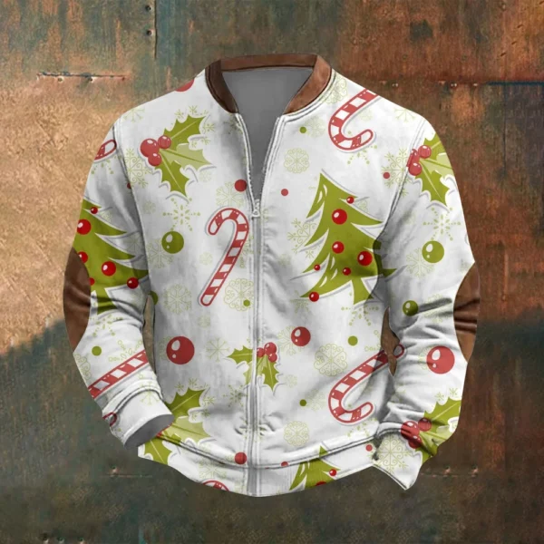 Men's Retro Casual Gradient Printed Sweatshirt - Image 28