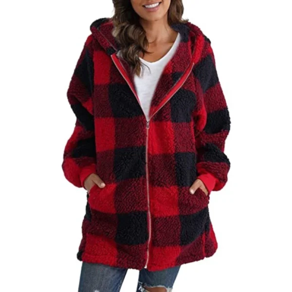 Plush Women's Jacket 2 Long Sleeve Jacket - Image 5