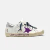 gg*db Women's and men's shoes silver tail purple star board shoes casual shoes