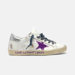 gg*db Women's and men's shoes silver tail purple star board shoes casual shoes