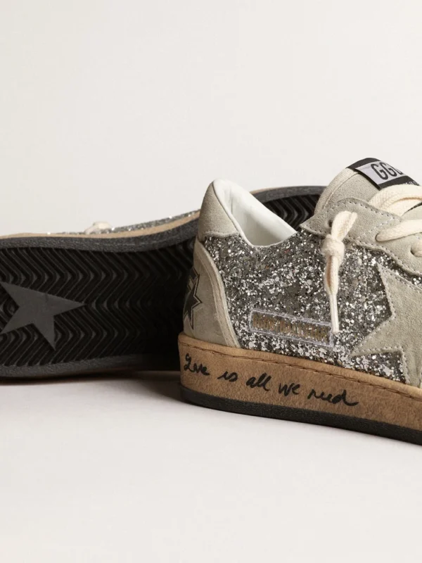 gg*db Women's shoes silver sequined board shoes casual shoes - Image 4