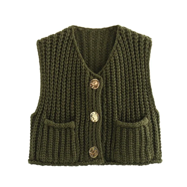 Women's thick needle vest - Image 30