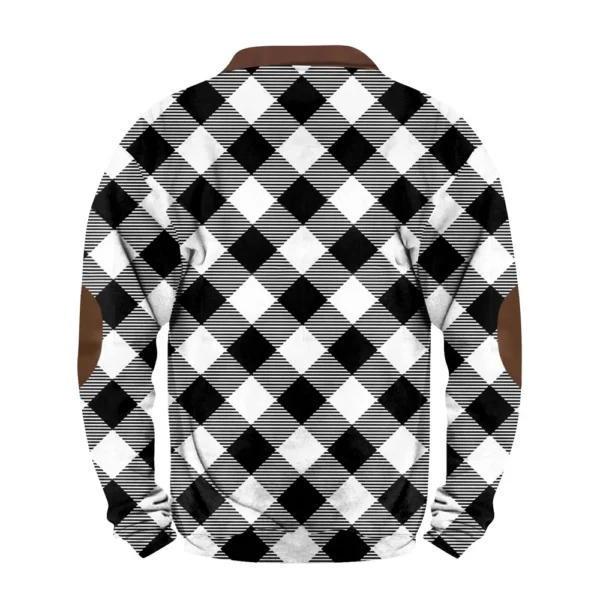 Men's Retro Casual Gradient Printed Sweatshirt - Image 12