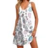 Women's Fashion Summer Loose Printed Dresses Sundresses Easter Casual Dress - Image 28