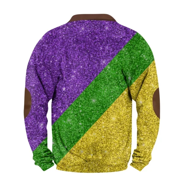 Men's Retro Casual Gradient Printed Sweatshirt - Image 11