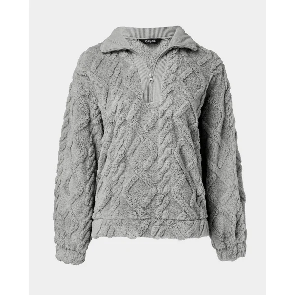 Women's casual loose warm long-sleeved jacket - Image 22