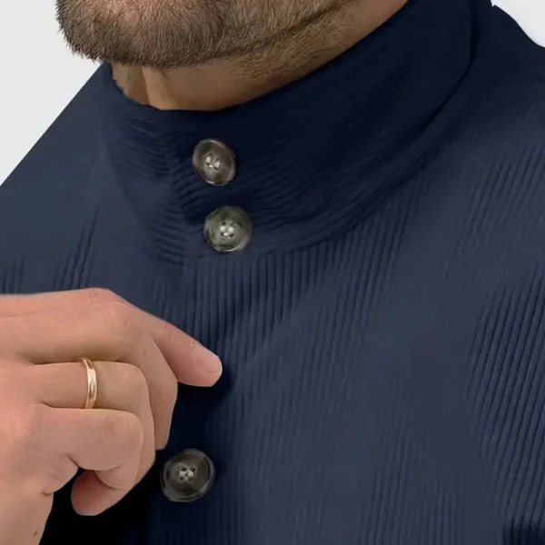 Men's Winter Corduroy Heavy Weight Long Sleeve Fashion Coat Workwear Jacket - Image 8