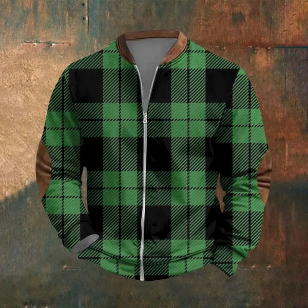Men's Retro Casual Gradient Printed Sweatshirt - Image 13