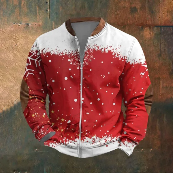 Men's Retro Casual Gradient Printed Sweatshirt - Image 22