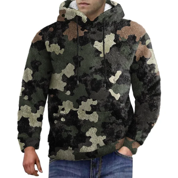 Hooded Sports Tracksuit Unisex Running Outfits Long Sleeve Pullover Hoodies - Image 5