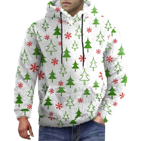 Men's Standing Collar Sweatshirt Is Outdoor Casual Sweaters Tops - Image 5