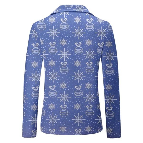 Unisex Winter Christmas Prints Suit Jackets Unisex Casual Fashion Button Jackets - Image 10