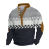 Men's Corduroy Cardigan 6-button Long-sleeved Sweatshirt - Image 13