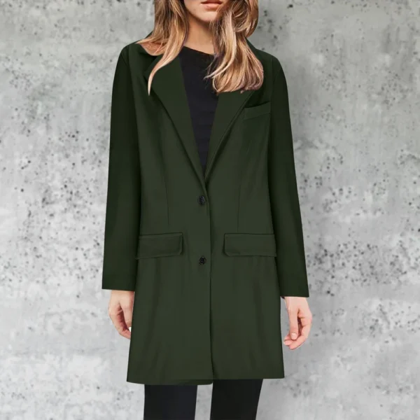 Jacket For Women Casual Plus Size Coat Winter Business  Solid Color Suit Jacket - Image 13