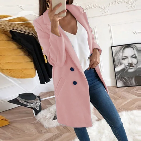 Women's casual suit collar slim fit - Image 14