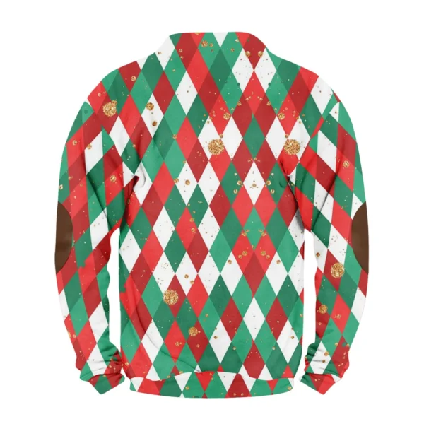 Men's Buttoned Sweatshirt With European And American Autumn/winter Printed Long - Image 9