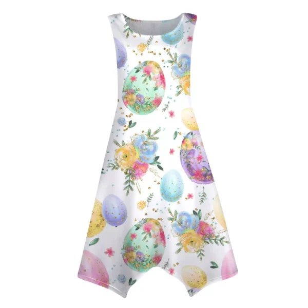Women's Summer Loose Printed Casual Easter Fashion Dresses Sundresses Dress - Image 12