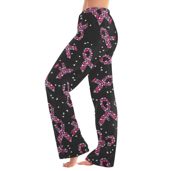 Women Winter Plaid Pants Full Length Long Trousers Sports Pants - Image 31