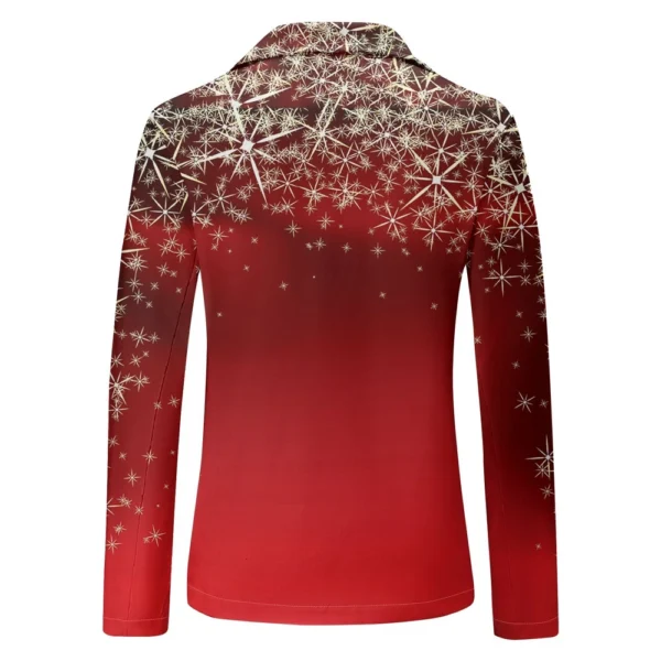Unisex Winter Christmas Prints Suit Jackets Unisex Casual Fashion Button Jackets - Image 12