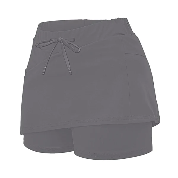 Women's Casual Athletic Fitness Running Yoga Pleated Shorts Skirt Tennis Skirt - Image 6