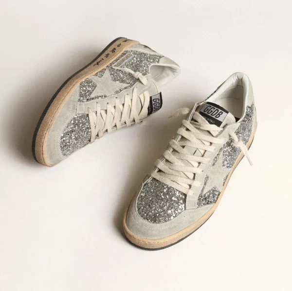 gg*db Women's shoes silver sequined board shoes casual shoes - Image 7