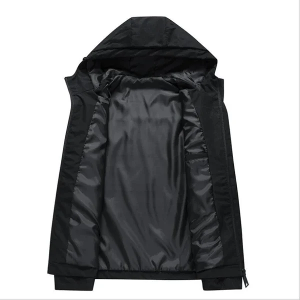 Warm and fleece thick hooded jacket for men - Image 17