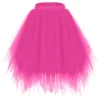Women's Fashion Solid Color Half Skirt Party Ballet Puff Skirt Mesh Skirt - Image 46
