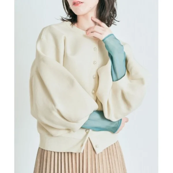 Women's loose knitted jacket - Image 4